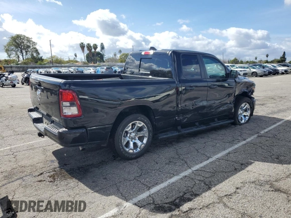 2024 Ram 1500 Tradesman with VIN 1C6SRECG7RN123192, listed as a Copart auction lot 45381105 with 11,283 mi miles and Salvage title. Bid and sale history available at DreamBid. Image 3.