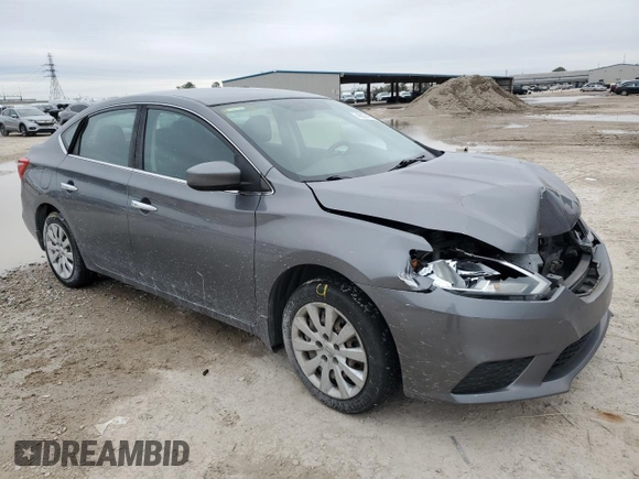 2017 Nissan Sentra SV with VIN 3N1AB7APXHL648420, listed as a Copart auction lot 46374755 with 150,746 mi miles and Salvage Title. Bid and sale history available at carsss.com. Image 4.