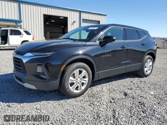 2020 Chevrolet Blazer LT with VIN 3GNKBCRS4LS606396, listed as a Copart auction lot 50106225 with 45,299 mi miles and Salvage title. Bid and sale history available at DreamBid. Image 1.