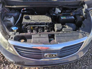 2012 Kia Sportage LX with VIN KNDPB3A22C7328493, listed as a Copart auction lot 88699325 with 123,994 mi miles and Salvage Title. Bid and sale history available at carsss.com. Image 11.