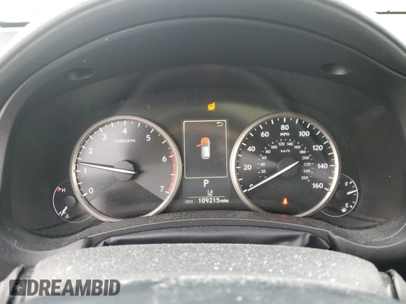 2019 Lexus NX 300 with VIN JTJBARBZ8K2184551, listed as a Copart auction lot 61269935 with 109,215 mi miles and Salvage title. Bid and sale history available at DreamBid. Image 9.