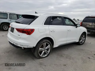 2020 Audi Q3 S line Premium with VIN WA1DECF39L1011285, listed as a Copart auction lot 36821583 with 42,252 mi miles. Bid and sale history available at carsss.com. Image 3.