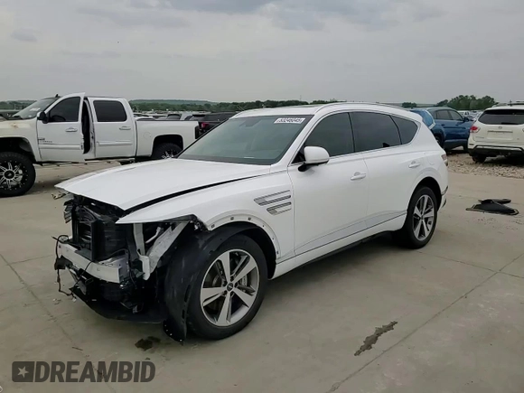 2022 Genesis GV80 с VIN KMUHCESC0NU077852, выставлен на аукционе Copart как лот 53246045 с пробегом 27 400 миль миль и Списание • Salvage title. История ставок и продаж доступна на DreamBid. Изображение 14.