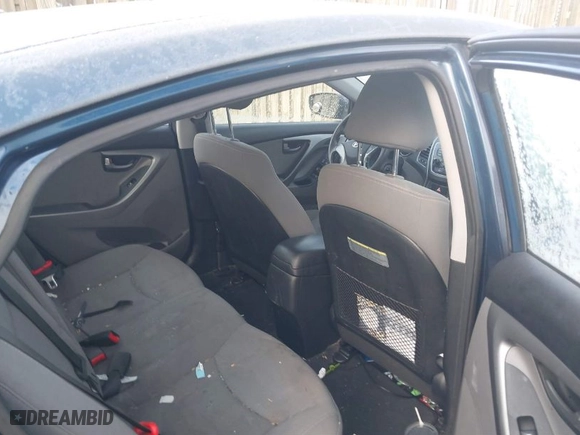 2016 Hyundai Elantra SE with VIN KMHDH4AE5GU489280, listed as a IAAI auction lot 41008040 with 102,749 mi miles. Bid and sale history available at carsss.com. Image 8.