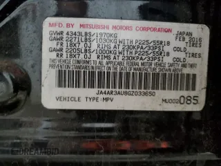 2016 Mitsubishi Outlander ES с VIN JA4AR3AU8GZ033650, выставлен на аукционе Copart как лот 53422465 с пробегом 149 812 миль миль и Списание • Salvage title. История ставок и продаж доступна на DreamBid. Изображение 14.