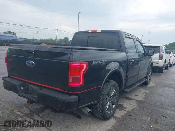 2017 Ford F-150 XL with VIN 1FTEW1EG1HFC84229, listed as a IAAI auction lot 42622651 with 116,974 mi miles and . Bid and sale history available at DreamBid. Image 4.