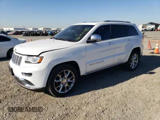 2015 Jeep Grand Cherokee Summit with VIN 1C4RJFJM3FC688222, listed as a Copart auction lot 80796764 with 122,735 mi miles and Clean Title. Bid and sale history available at carsss.com. Image 1.