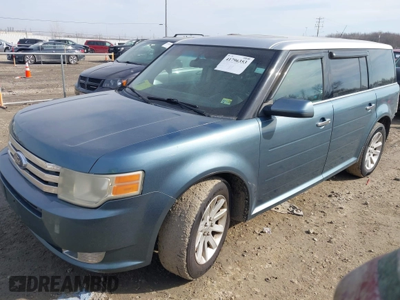 2010 Ford Flex SEL with VIN 2FMGK5CC4ABA25894, listed as a IAAI auction lot 41796353 with 106,888 mi miles. Bid and sale history available at carsss.com. Image 2.