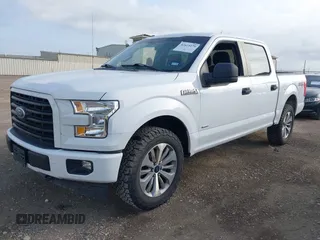 2017 Ford F-150 XL with VIN 1FTEW1EP8HKD07013, listed as a IAAI auction lot 42619279 with 103,750 mi miles and . Bid and sale history available at DreamBid. Image 2.