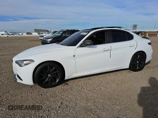 2017 Alfa Romeo Giulia with VIN ZARFAEBN6H7562443, listed as a Copart auction lot 42809925 with 0 mi miles and Clean Title. Bid and sale history available at carsss.com. Image 1.