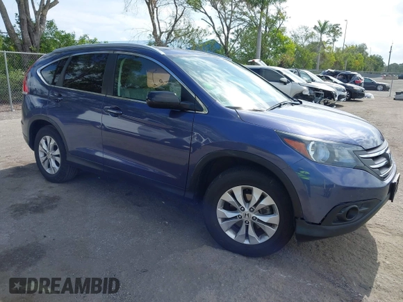 2014 Honda CR-V EX-L with VIN 5J6RM4H70EL047209, listed as a IAAI auction lot 42115691 with 46,587 mi miles and . Bid and sale history available at carsss.com. Image 1.