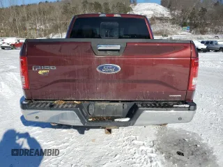 2015 Ford F-150 XLT with VIN 1FTEW1E89FFC91256, listed as a Copart auction lot 87747575 with 88,349 mi miles and Salvage Title. Bid and sale history available at carsss.com. Image 6.