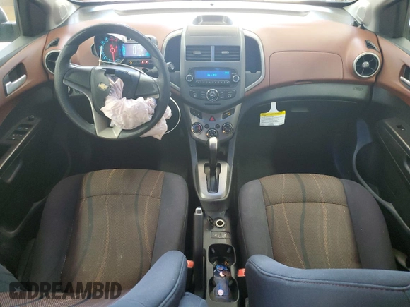2012 Chevrolet Sonic LT with VIN 1G1JC5SH3C4192144, listed as a Copart auction lot 60973395 with 141,306 mi miles and Salvage title. Bid and sale history available at DreamBid. Image 8.