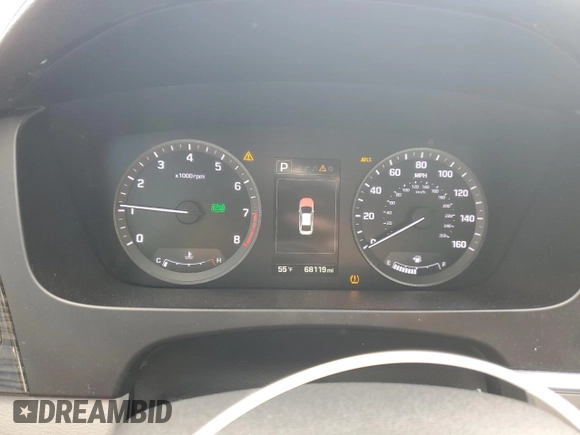 2017 Hyundai Sonata Sport with VIN 5NPE34AF4HH457836, listed as a Copart auction lot 50773345 with 68,119 mi miles and Salvage Title. Bid and sale history available at DreamBid. Image 9.