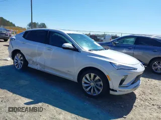 2024 Buick Envista Avenir with VIN KL47LCE24RB173078, listed as a IAAI auction lot 41814018 with 13,232 mi miles and . Bid and sale history available at DreamBid. Image 1.
