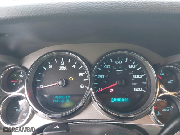 2008 Chevrolet Silverado 1500 LTZ with VIN 3GCEK13J38G310578, listed as a IAAI auction lot 42017041 with 231,632 mi miles. Bid and sale history available at carsss.com. Image 7.