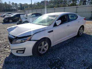 2015 Kia Optima LX with VIN KNAGM4A76F5571443, listed as a Copart auction lot 87859275 with 146,135 mi miles and Salvage title. Bid and sale history available at DreamBid. Image 1.