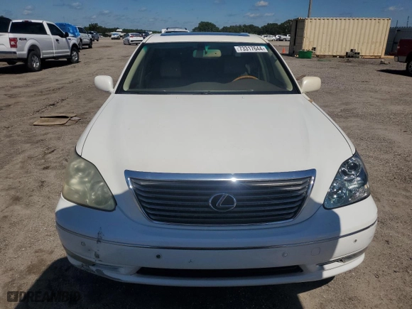 2005 Lexus LS 430 with VIN JTHBN36F355002051, listed as a Copart auction lot 73317644 with 150,260 mi miles and Clean Title. Bid and sale history available at carsss.com. Image 5.