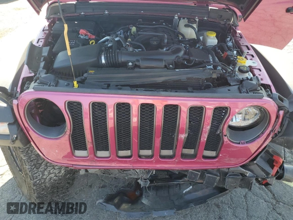 2021 Jeep Wrangler Unlimited Rubicon с VIN 1C4JJXFG2MW854005, выставлен на аукционе Copart как лот 52245075 с пробегом 41 093 миль миль и Списание • Salvage title. История ставок и продаж доступна на DreamBid. Изображение 13.