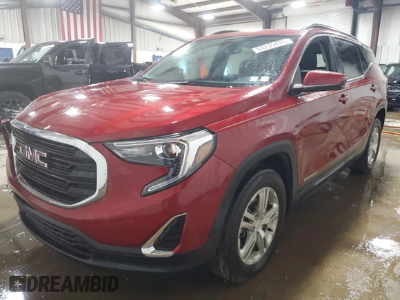 2019 GMC Terrain SLE with VIN 3GKALTEV1KL330368, listed as a Copart auction lot 60235435 with 20,698 mi miles and Salvage title. Bid and sale history available at DreamBid. Image 1.