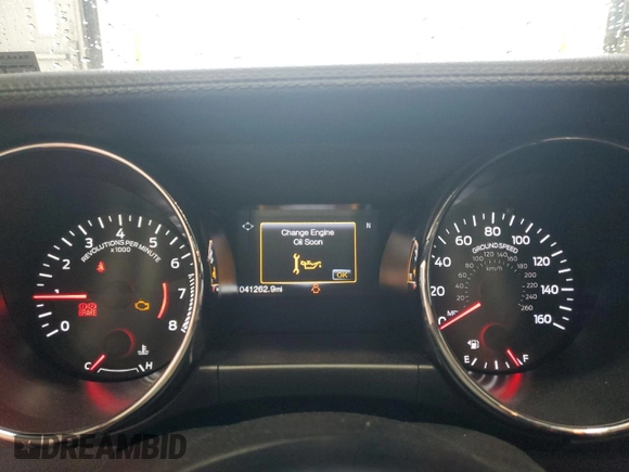 2016 Ford Mustang GT Premium with VIN 1FATP8FF2G5253939, listed as a Copart auction lot 56540785 with 41,262 mi miles and Salvage title. Bid and sale history available at DreamBid. Image 9.