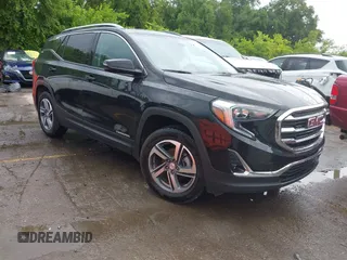 2021 GMC Terrain SLT with VIN 3GKALVEVXML310893, listed as a IAAI auction lot 42412339 with 53,336 mi miles and . Bid and sale history available at DreamBid. Image 1.