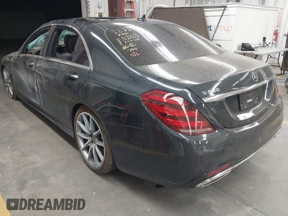 2020 Mercedes-Benz S-Class S 560 with VIN WDDUG8DB7LA505643, listed as a IAAI auction lot 41959588 with 37,307 mi miles. Bid and sale history available at carsss.com. Image 3.