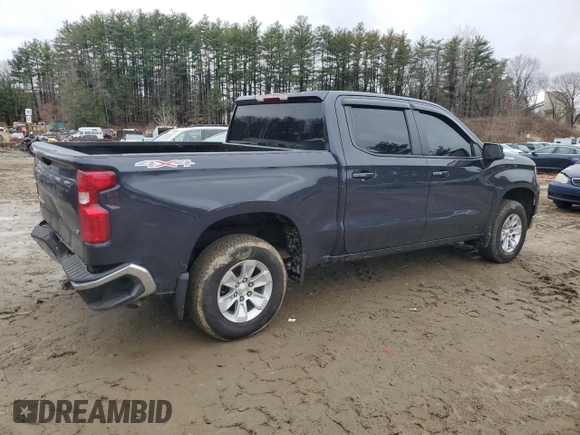 2022 Chevrolet Silverado 1500 LT with VIN 1GCUDDED2NZ537092, listed as a Copart auction lot 49400215 with 47,184 mi miles and Salvage Title. Bid and sale history available at DreamBid. Image 3.