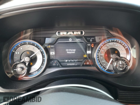 2020 Ram 1500 Limited with VIN 1C6RREHT1LN194626, listed as a Copart auction lot 62728865 with 70,592 mi miles and Salvage title. Bid and sale history available at DreamBid. Image 9.