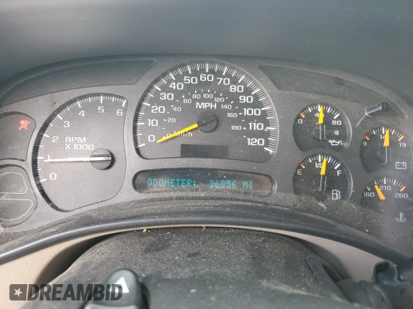 2003 GMC Yukon SLE with VIN 1GKEK13T53R207600, listed as a Copart auction lot 71494564 with 96,856 mi miles and Salvage Title. Bid and sale history available at carsss.com. Image 9.
