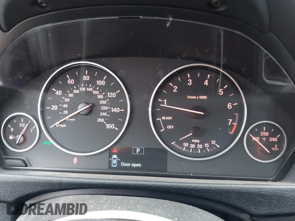 2013 BMW 3 Series 320i with VIN WBA3B1C51DK129473, listed as a IAAI auction lot 41591999 with 80,389 mi miles. Bid and sale history available at carsss.com. Image 7.