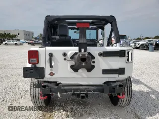 2016 Jeep Wrangler Unlimited Rubicon Hard Rock with VIN 1C4HJWFG3GL294803, listed as a Copart auction lot 45700565 with 35,034 mi miles and Salvage Title. Bid and sale history available at carsss.com. Image 6.