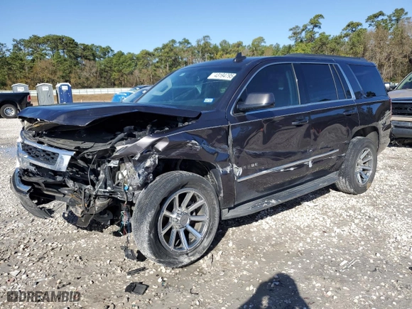 2017 Chevrolet Tahoe LS with VIN 1GNSCAKC4HR255505, listed as a Copart auction lot 43194795 with 150,209 mi miles and Salvage Title. Bid and sale history available at carsss.com. Image 1.