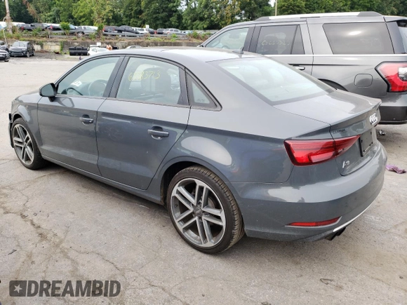 2017 Audi A3 Sedan Premium with VIN WAUAUGFF4H1050030, listed as a Copart auction lot 63383713 with 86,076 mi miles. Bid and sale history available at carsss.com. Image 2.