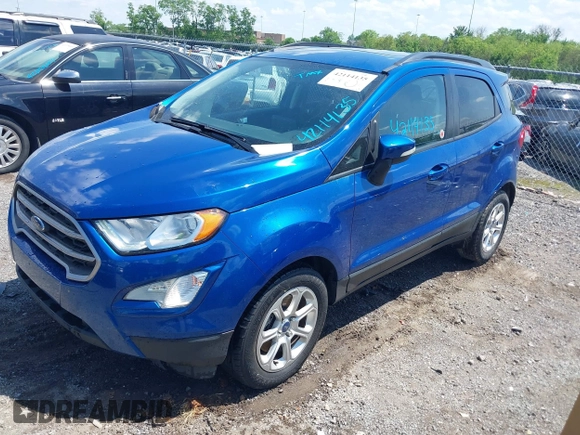 2018 Ford EcoSport SE with VIN MAJ3P1TE7JC159075, listed as a IAAI auction lot 42114135 with 73,154 mi miles and . Bid and sale history available at DreamBid. Image 6.