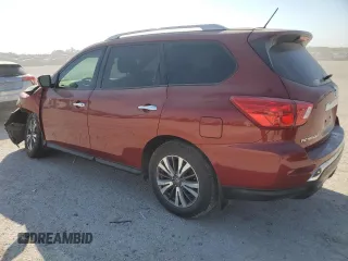 2017 Nissan Pathfinder Platinum with VIN 5N1DR2MN5HC908474, listed as a Copart auction lot 75912174 with 87,459 mi miles and Salvage Title. Bid and sale history available at carsss.com. Image 2.