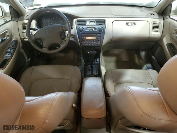 2001 Honda Accord Sdn EX w/Leather with VIN 1HGCG165X1A071530, listed as a Copart auction lot 45350525 with 0 mi miles and Salvage Title. Bid and sale history available at carsss.com. Image 8.