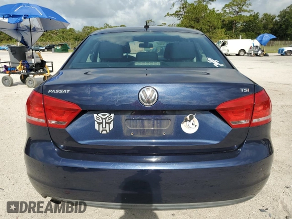 2014 Volkswagen Passat S с VIN 1VWAT7A31EC089965, выставлен на аукционе Copart как лот 58954655 с пробегом 134 695 миль миль и Списание • Salvage title. История ставок и продаж доступна на DreamBid. Изображение 6.