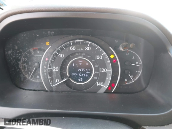 2014 Honda CR-V EX-L with VIN 2HKRM4H76EH638011, listed as a IAAI auction lot 41582396 with 147,614 mi miles. Bid and sale history available at carsss.com. Image 7.