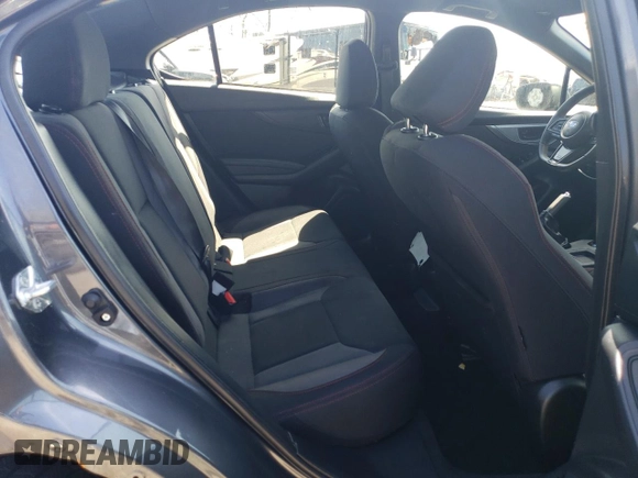 2024 Subaru WRX with VIN JF1VBAB66R9808388, listed as a Copart auction lot 54313795 with 9,666 mi miles and Salvage title. Bid and sale history available at DreamBid. Image 10.