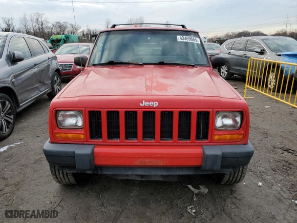 2000 Jeep Cherokee Police with VIN 1J4FF48S8YL199096, listed as a Copart auction lot 43469665 with NaN miles and Clean Title. Bid and sale history available at carsss.com. Image 5.