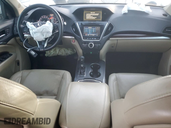 2015 Acura MDX Advance/Entertainment Pkg with VIN 5FRYD4H85FB002957, listed as a Copart auction lot 89292635 with 145,689 mi miles and Salvage Title. Bid and sale history available at carsss.com. Image 8.