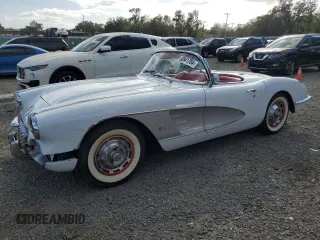 1959 Chevrolet Corvette с VIN J59S104156, выставлен на аукционе Copart как лот 80941704 с пробегом 29 693 миль миль и Списание • Salvage title. История ставок и продаж доступна на DreamBid. Изображение 1.