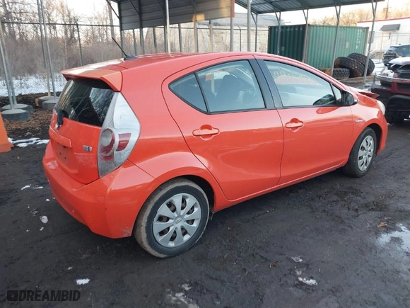 2012 Toyota Prius c One with VIN JTDKDTB30C1017112, listed as a IAAI auction lot 41305496 with 175,130 mi miles. Bid and sale history available at carsss.com. Image 4.