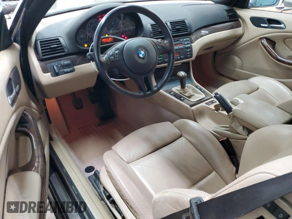 2001 BMW 3 Series 330Ci with VIN WBABS53401EV87414, listed as a Copart auction lot 83841974 with 90,923 mi miles and Salvage Title. Bid and sale history available at carsss.com. Image 8.