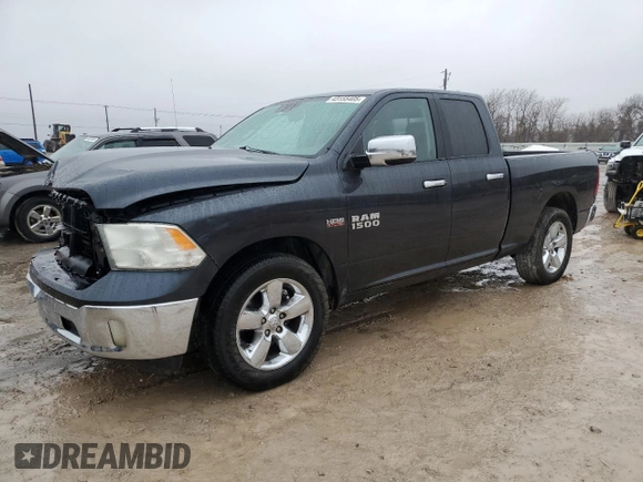 2015 Ram 1500 Big Horn with VIN 1C6RR6GT5FS512129, listed as a Copart auction lot 43155405 with 152,594 mi miles and Salvage Title. Bid and sale history available at carsss.com. Image 1.