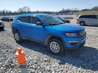 2021 Jeep Compass Sport z VIN 3C4NJDAB0MT573953, wystawiony jako Copart lot #48117185 z przebiegiem 47 329 mil mil oraz Szkoda całkowita • Salvage title. Historia ofert i sprzedaży dostępna na DreamBid. Obrazek 4.