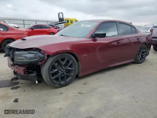 2019 Dodge Charger R/T with VIN 2C3CDXCT8KH652755, listed as a Copart auction lot 46363375 with 66,104 mi miles and Salvage Title. Bid and sale history available at carsss.com. Image 1.