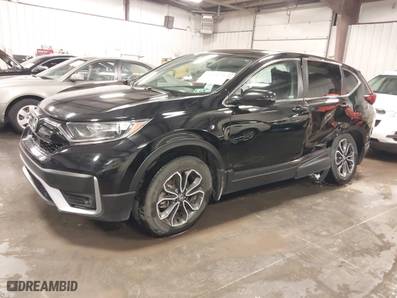 2021 Honda CR-V EX with VIN 2HKRW2H56MH670890, listed as a IAAI auction lot 40251221 with 75,645 mi miles. Bid and sale history available at carsss.com. Image 17.