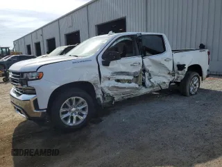 2021 Chevrolet Silverado 1500 LTZ with VIN 3GCUYGED3MG406404, listed as a Copart auction lot 54153355 with 108,149 mi miles and Salvage Title. Bid and sale history available at DreamBid. Image 1.